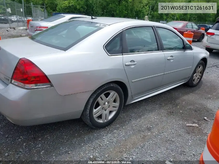 2012 Chevrolet Impala Lt VIN: 2G1WG5E31C1261631 Lot: 42258896