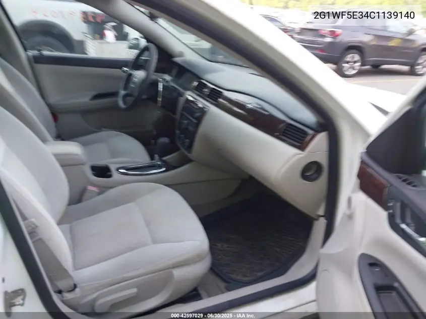 2012 Chevrolet Impala Ls VIN: 2G1WF5E34C1139140 Lot: 42597029