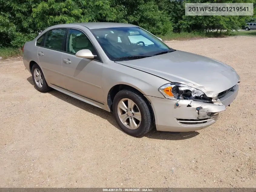 2012 Chevrolet Impala Ls VIN: 2G1WF5E36C1219541 Lot: 42613170