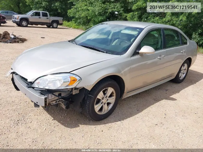 2012 Chevrolet Impala Ls VIN: 2G1WF5E36C1219541 Lot: 42613170