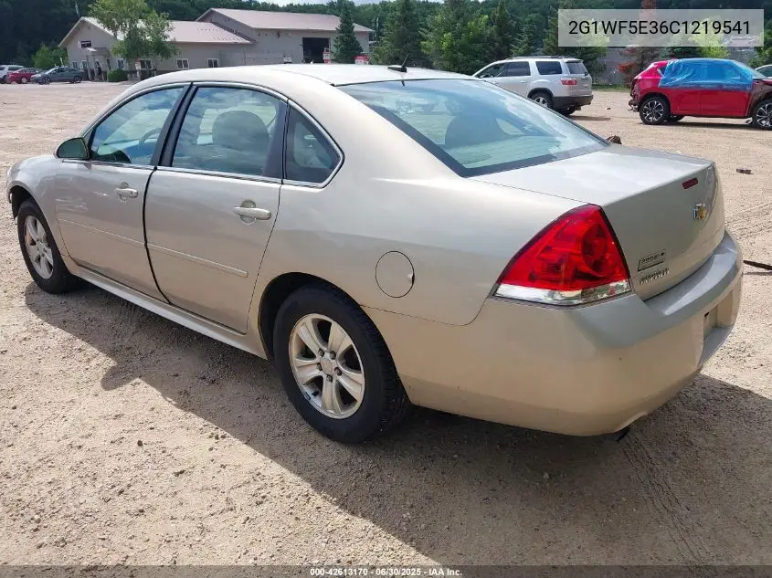 2012 Chevrolet Impala Ls VIN: 2G1WF5E36C1219541 Lot: 42613170
