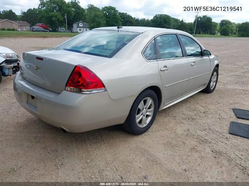 2012 Chevrolet Impala Ls VIN: 2G1WF5E36C1219541 Lot: 42613170