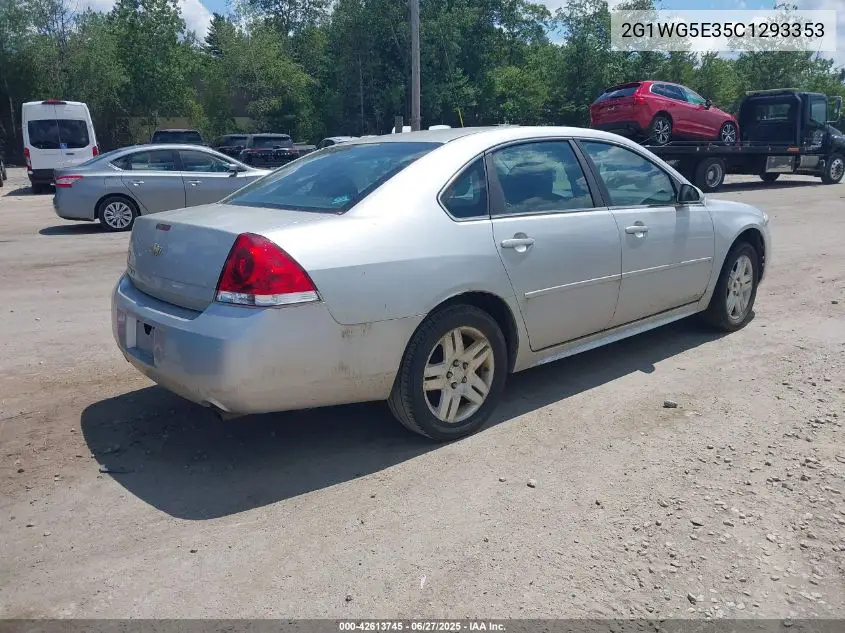 2012 Chevrolet Impala Lt VIN: 2G1WG5E35C1293353 Lot: 42613745