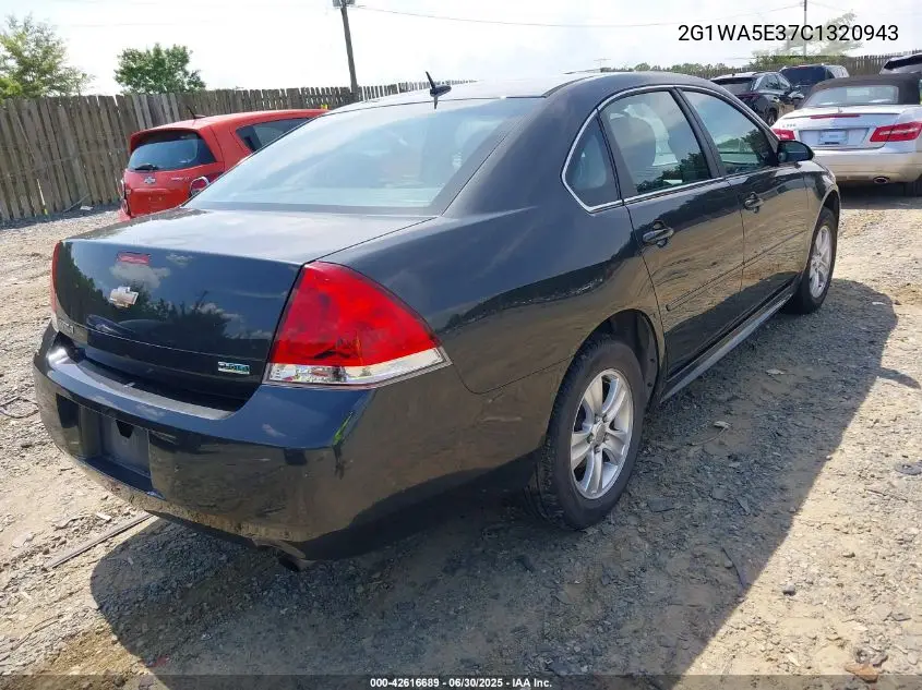 2012 Chevrolet Impala Ls VIN: 2G1WA5E37C1320943 Lot: 42616689