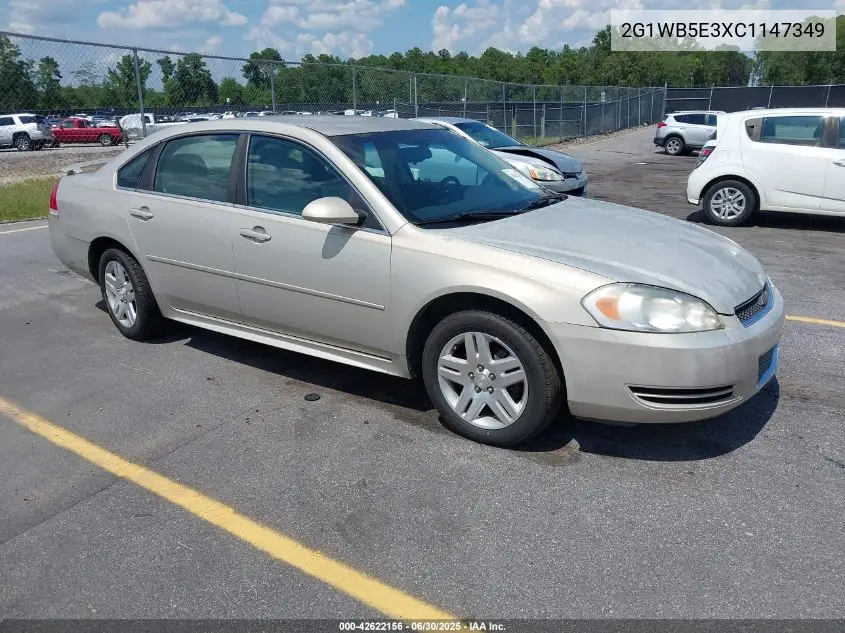 2012 Chevrolet Impala Lt VIN: 2G1WB5E3XC1147349 Lot: 42622156