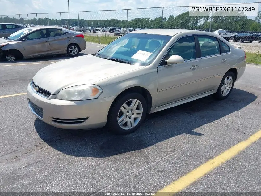 2012 Chevrolet Impala Lt VIN: 2G1WB5E3XC1147349 Lot: 42622156