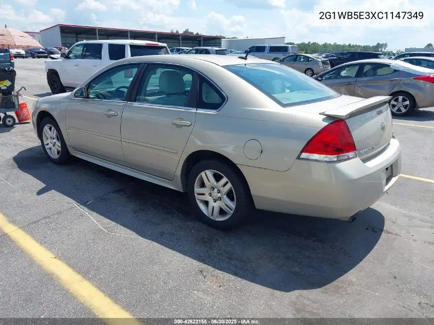 2012 Chevrolet Impala Lt VIN: 2G1WB5E3XC1147349 Lot: 42622156