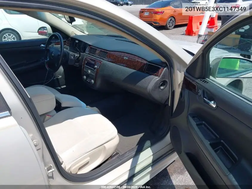 2012 Chevrolet Impala Lt VIN: 2G1WB5E3XC1147349 Lot: 42622156