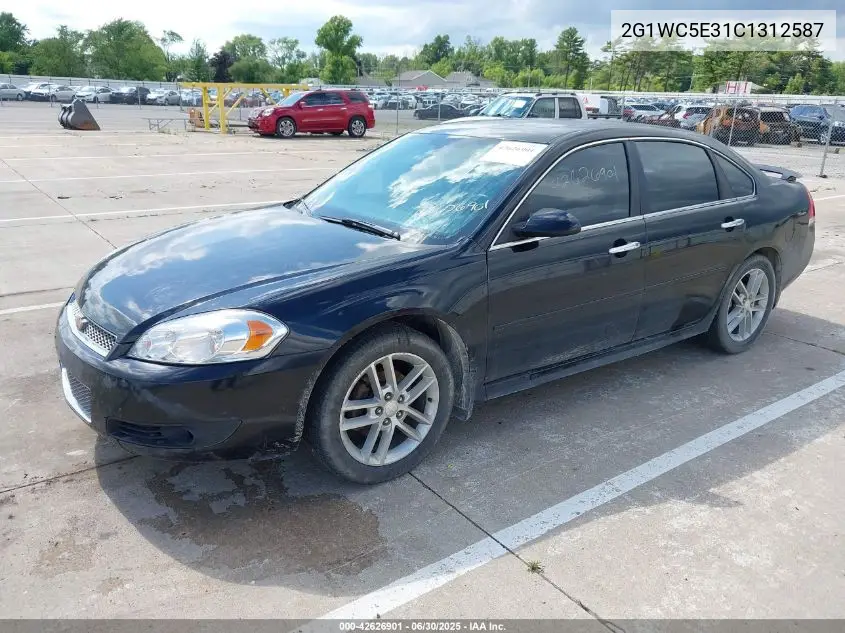 2012 Chevrolet Impala Ltz VIN: 2G1WC5E31C1312587 Lot: 42626901