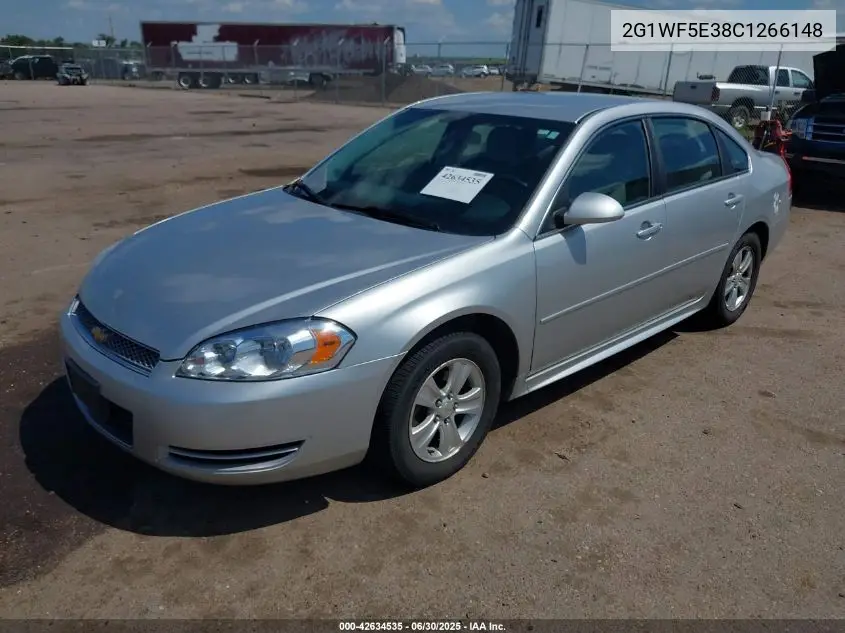 2012 Chevrolet Impala Ls VIN: 2G1WF5E38C1266148 Lot: 42634535