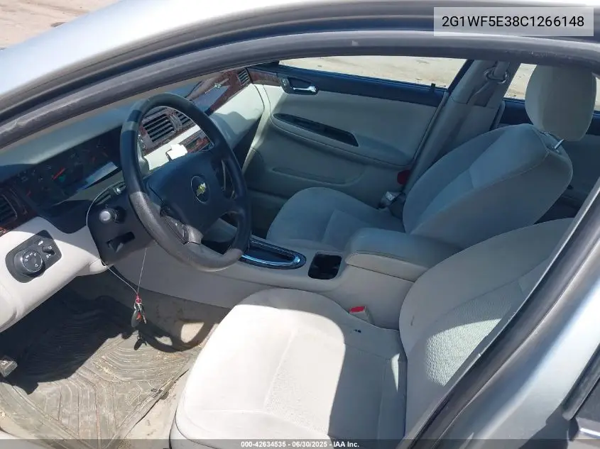 2012 Chevrolet Impala Ls VIN: 2G1WF5E38C1266148 Lot: 42634535