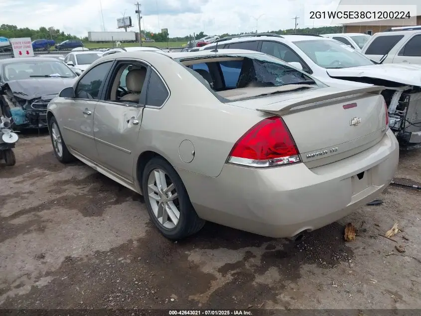 2012 Chevrolet Impala Ltz VIN: 2G1WC5E38C1200224 Lot: 42643021