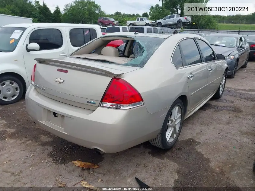 2012 Chevrolet Impala Ltz VIN: 2G1WC5E38C1200224 Lot: 42643021