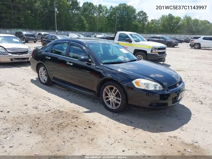 2012 Chevrolet Impala Ltz VIN: 2G1WC5E37C1143997 Lot: 42645741
