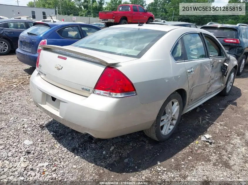 2012 Chevrolet Impala Ltz VIN: 2G1WC5E35C1285815 Lot: 42658238