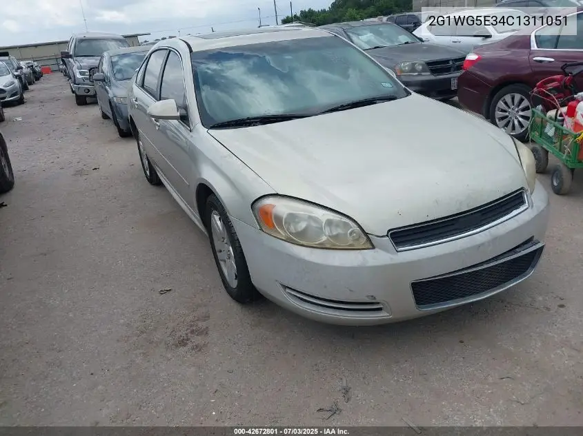 2012 Chevrolet Impala Lt VIN: 2G1WG5E34C1311051 Lot: 42672801