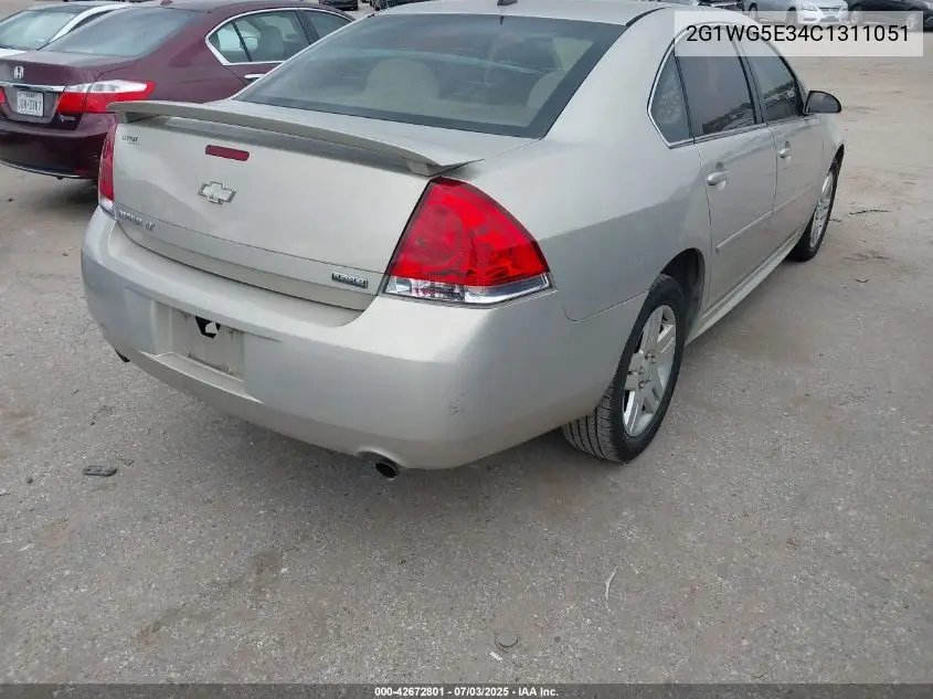 2012 Chevrolet Impala Lt VIN: 2G1WG5E34C1311051 Lot: 42672801