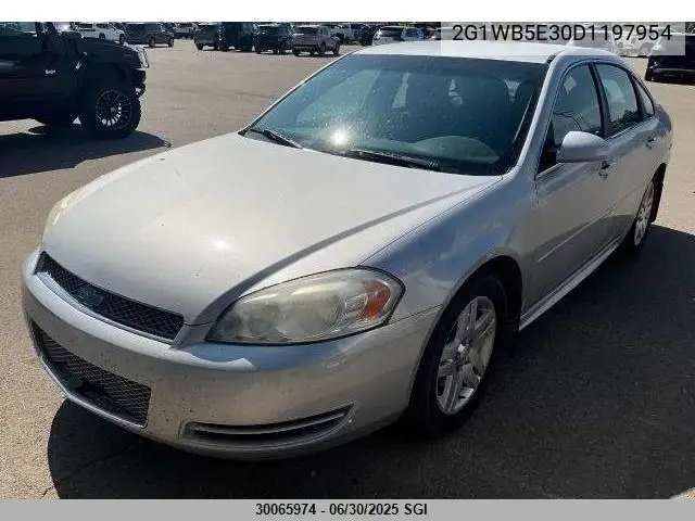 2013 Chevrolet Impala Lt VIN: 2G1WB5E30D1197954 Lot: 30065974