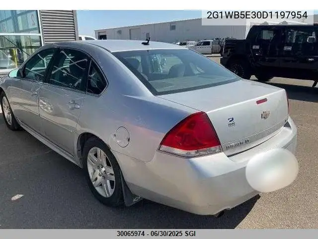 2013 Chevrolet Impala Lt VIN: 2G1WB5E30D1197954 Lot: 30065974