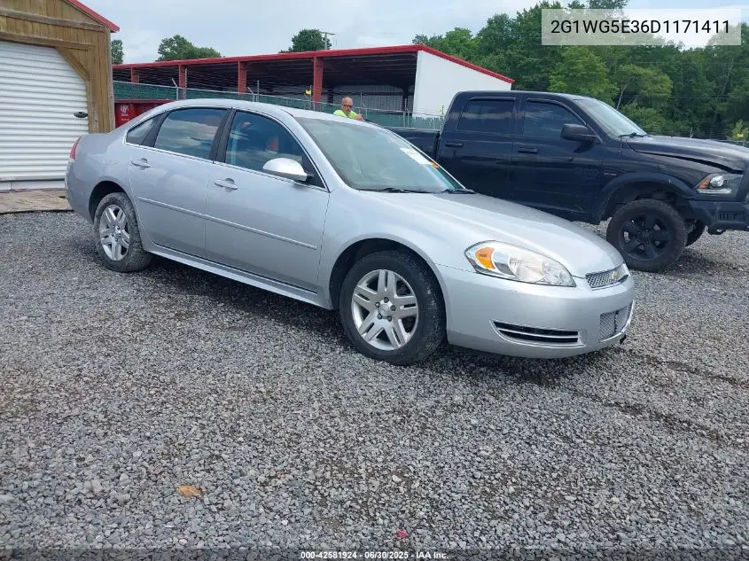 2013 Chevrolet Impala Lt VIN: 2G1WG5E36D1171411 Lot: 42581924