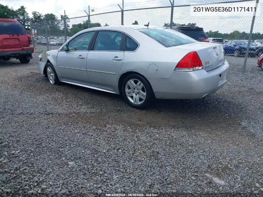2013 Chevrolet Impala Lt VIN: 2G1WG5E36D1171411 Lot: 42581924
