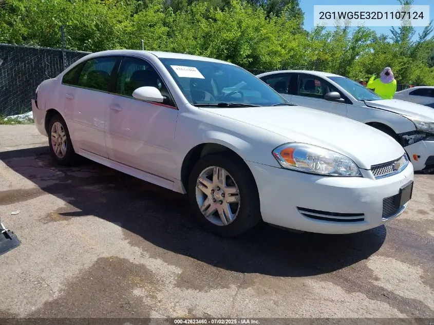 2013 Chevrolet Impala Lt VIN: 2G1WG5E32D1107124 Lot: 42623460