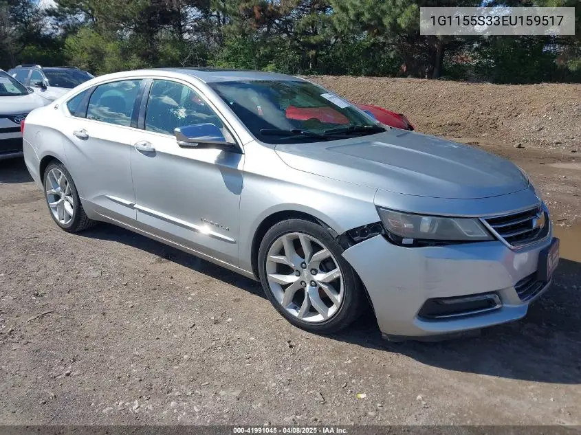 2014 Chevrolet Impala 2Lz VIN: 1G1155S33EU159517 Lot: 41991045