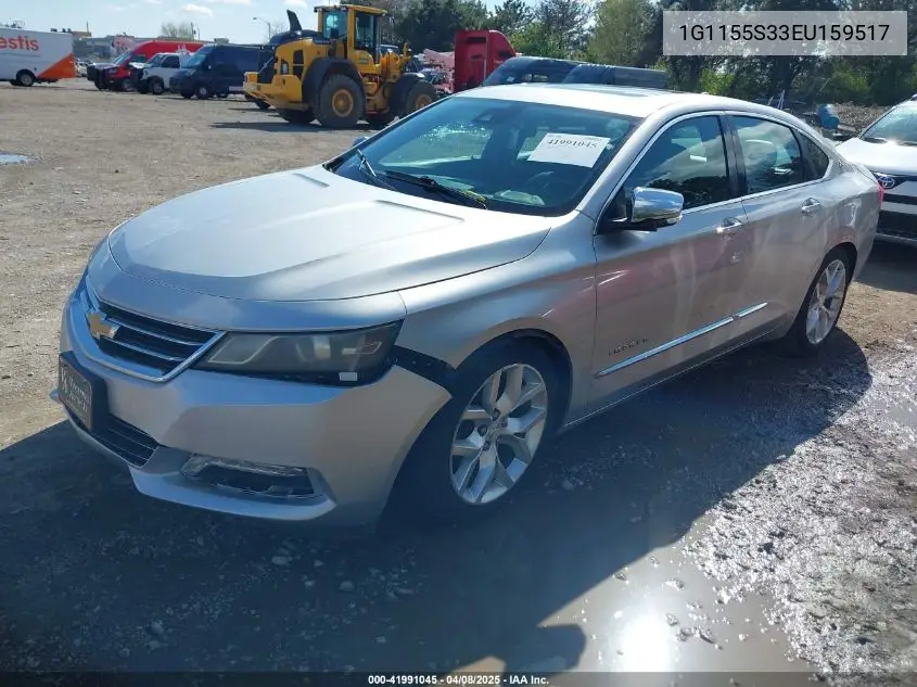 2014 Chevrolet Impala 2Lz VIN: 1G1155S33EU159517 Lot: 41991045