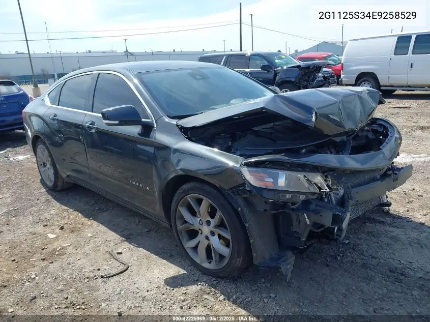 2014 Chevrolet Impala 2Lt VIN: 2G1125S34E9258529 Lot: 42225969