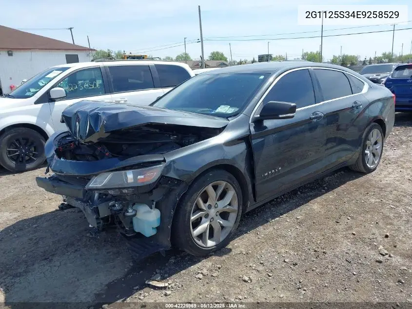 2014 Chevrolet Impala 2Lt VIN: 2G1125S34E9258529 Lot: 42225969
