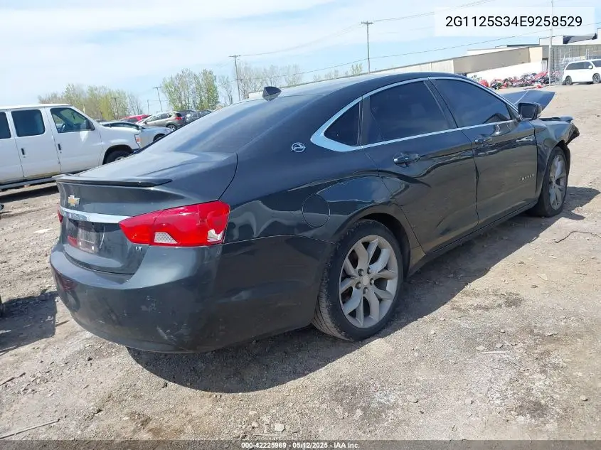 2014 Chevrolet Impala 2Lt VIN: 2G1125S34E9258529 Lot: 42225969