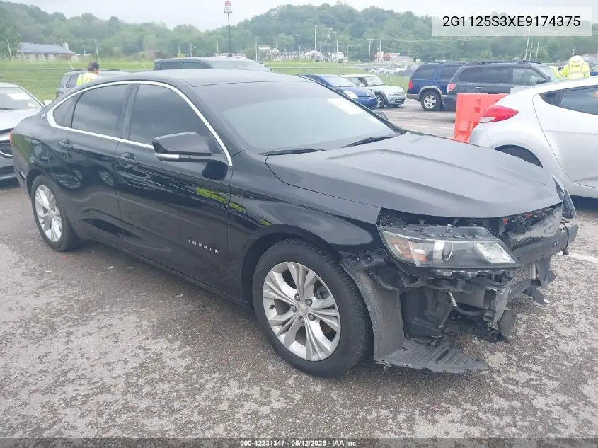 2014 Chevrolet Impala 2Lt VIN: 2G1125S3XE9174375 Lot: 42231347