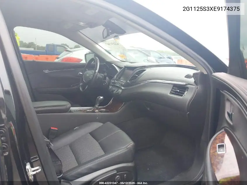 2014 Chevrolet Impala 2Lt VIN: 2G1125S3XE9174375 Lot: 42231347
