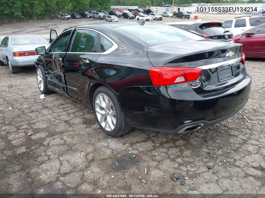 2014 Chevrolet Impala 2Lz VIN: 1G1155S33EU134214 Lot: 42231648