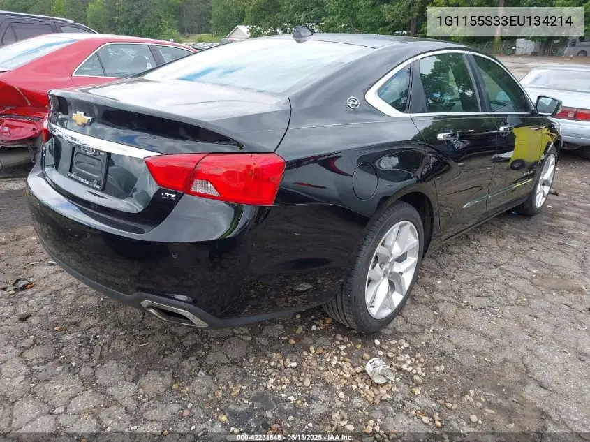 2014 Chevrolet Impala 2Lz VIN: 1G1155S33EU134214 Lot: 42231648