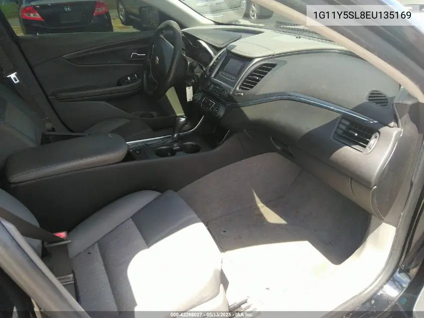 2014 Chevrolet Impala 1Ls VIN: 1G11Y5SL8EU135169 Lot: 42266027
