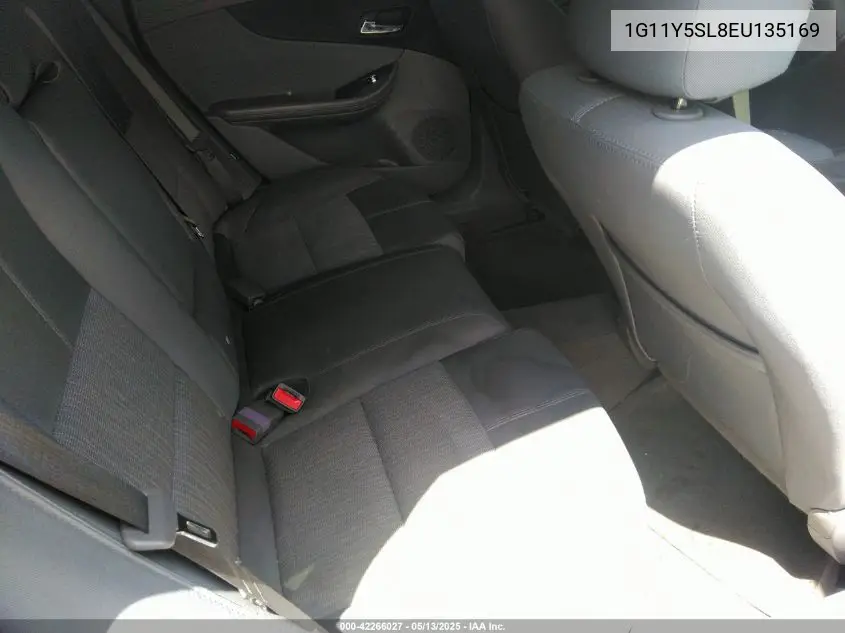 2014 Chevrolet Impala 1Ls VIN: 1G11Y5SL8EU135169 Lot: 42266027