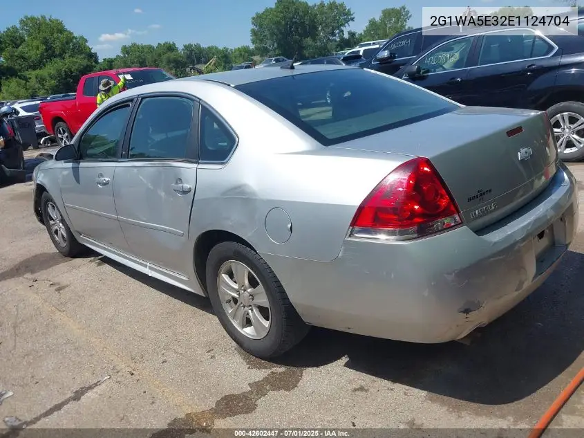 2014 Chevrolet Impala Limited Ls VIN: 2G1WA5E32E1124704 Lot: 42602447