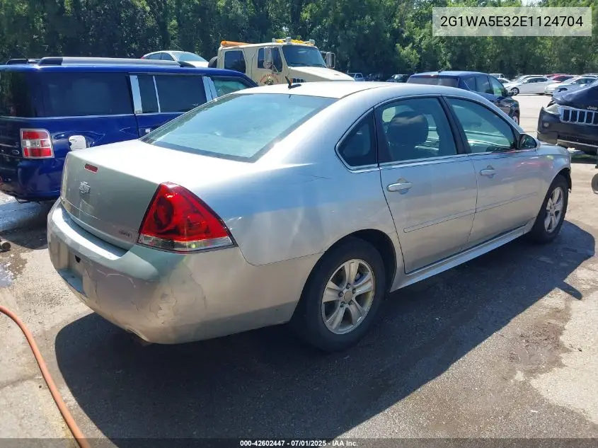 2014 Chevrolet Impala Limited Ls VIN: 2G1WA5E32E1124704 Lot: 42602447