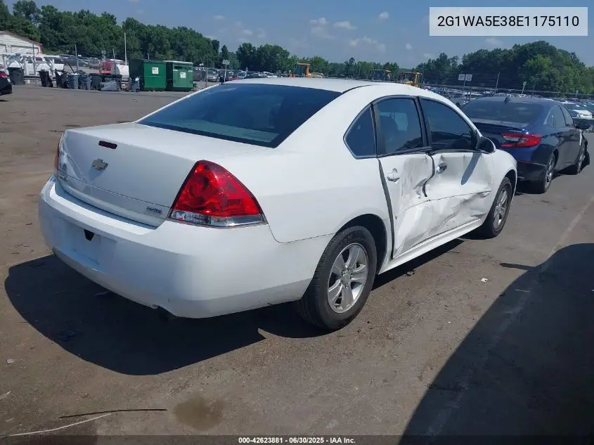 2014 Chevrolet Impala Limited Ls VIN: 2G1WA5E38E1175110 Lot: 42623881