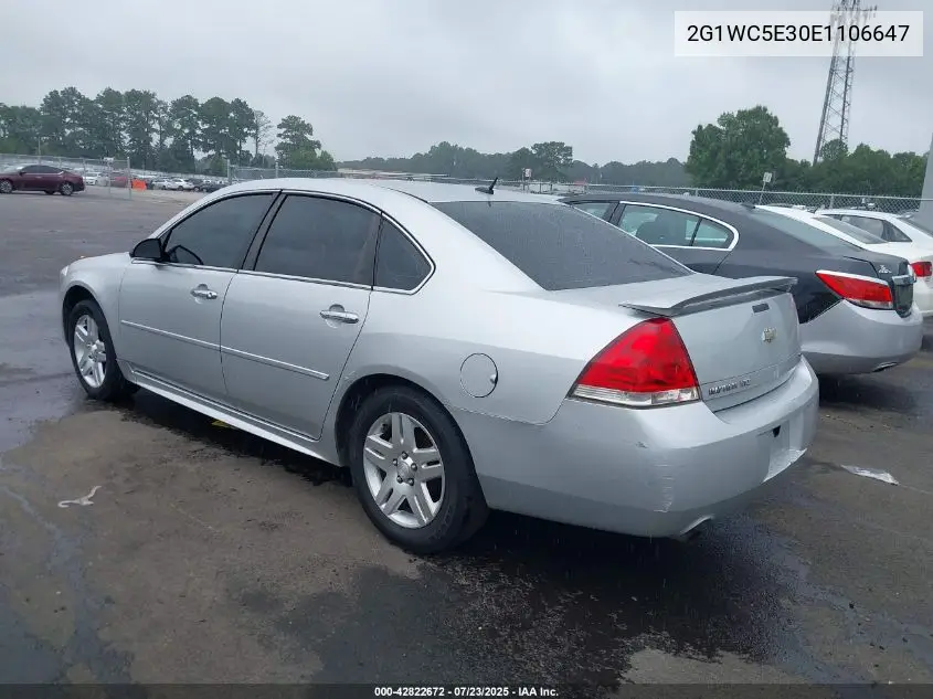 2014 Chevrolet Impala Limited Ltz VIN: 2G1WC5E30E1106647 Lot: 42822672