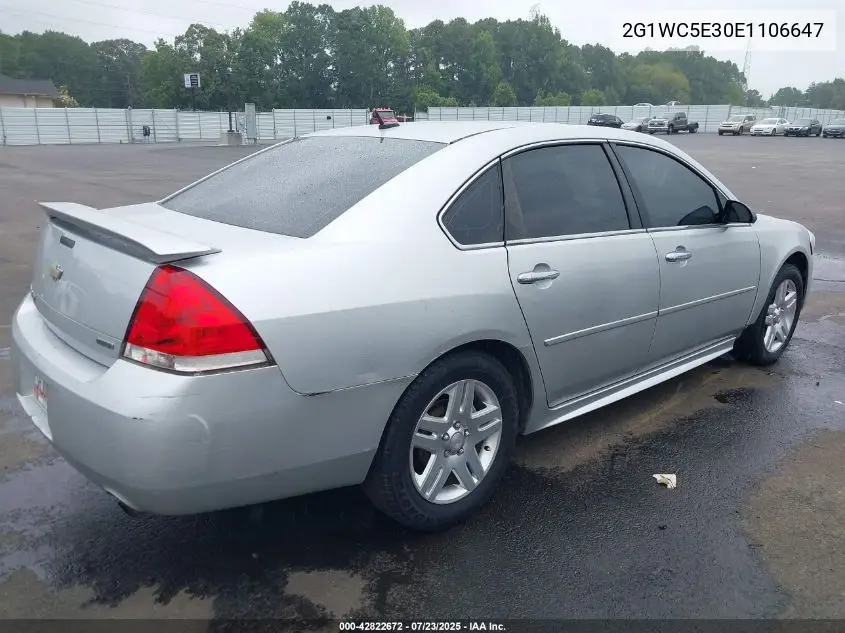 2014 Chevrolet Impala Limited Ltz VIN: 2G1WC5E30E1106647 Lot: 42822672