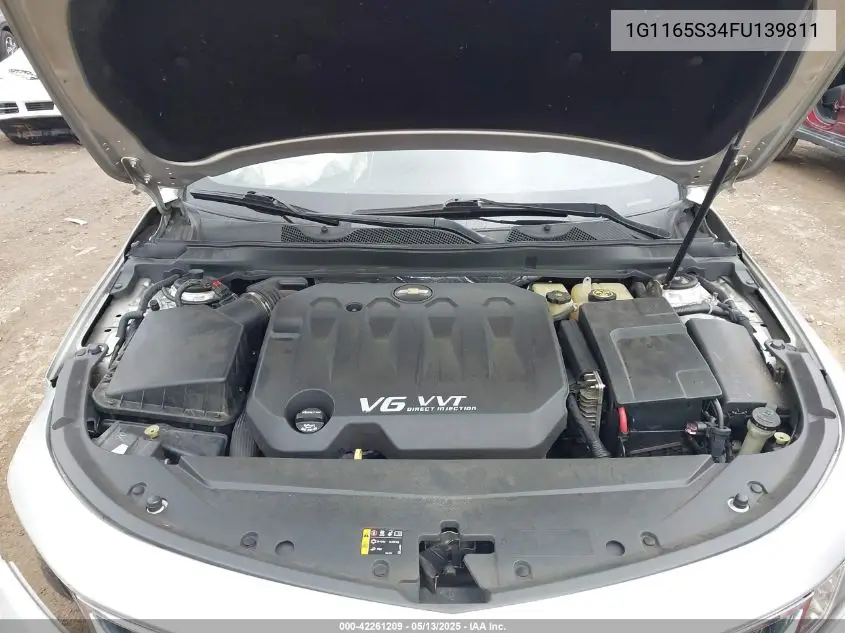2015 Chevrolet Impala 2Lz VIN: 1G1165S34FU139811 Lot: 42261209