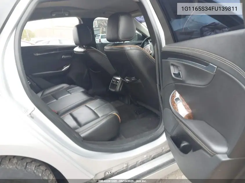 2015 Chevrolet Impala 2Lz VIN: 1G1165S34FU139811 Lot: 42261209