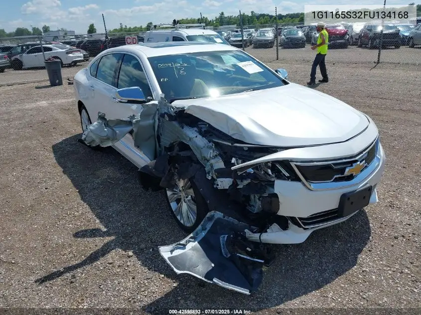 2015 Chevrolet Impala 2Lz VIN: 1G1165S32FU134168 Lot: 42595893