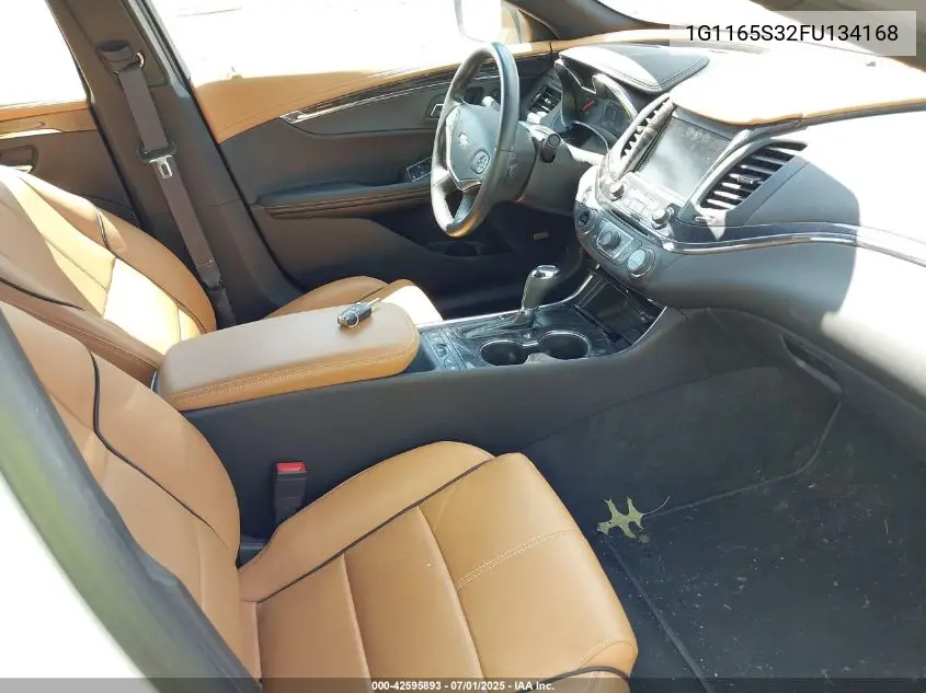 2015 Chevrolet Impala 2Lz VIN: 1G1165S32FU134168 Lot: 42595893