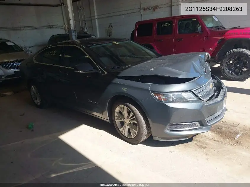 2015 Chevrolet Impala 2Lt VIN: 2G1125S34F9208263 Lot: 42622952