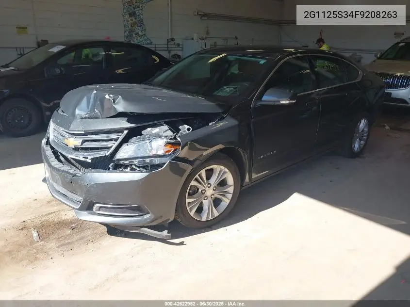 2015 Chevrolet Impala 2Lt VIN: 2G1125S34F9208263 Lot: 42622952