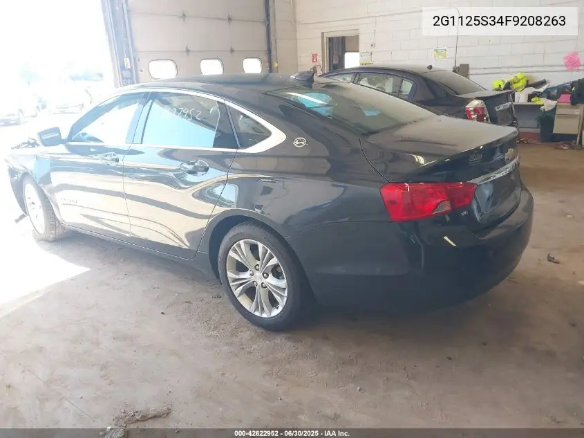2015 Chevrolet Impala 2Lt VIN: 2G1125S34F9208263 Lot: 42622952