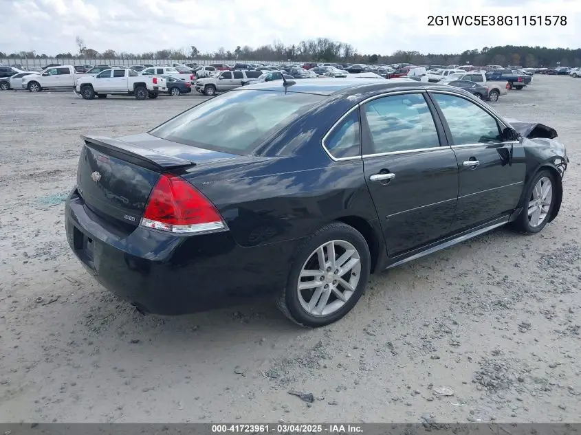 2016 Chevrolet Impala Limited Ltz VIN: 2G1WC5E38G1151578 Lot: 41723961